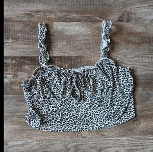 💥3 For $15💥New In Bag Leopard Crop Top